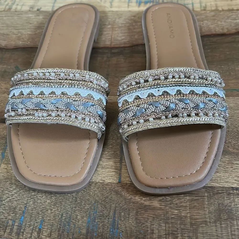 Jeweled Slides Size 9